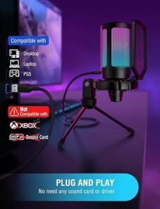 Fifine A6T USB Gaming Microphone